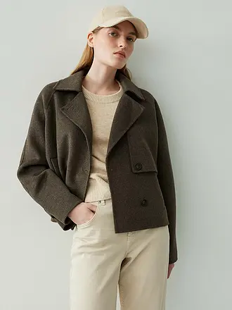 OPUS | Wolljacke HAILI | braun